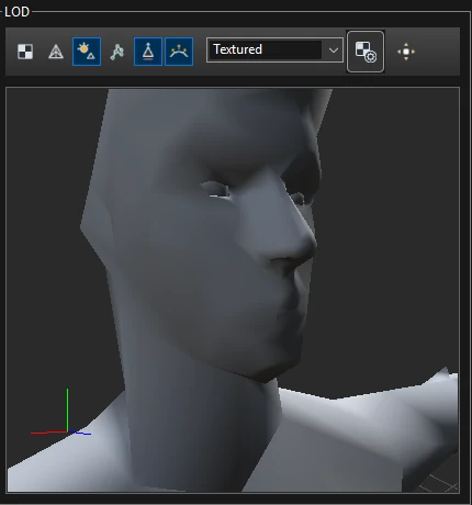 LOD 4 without lips
