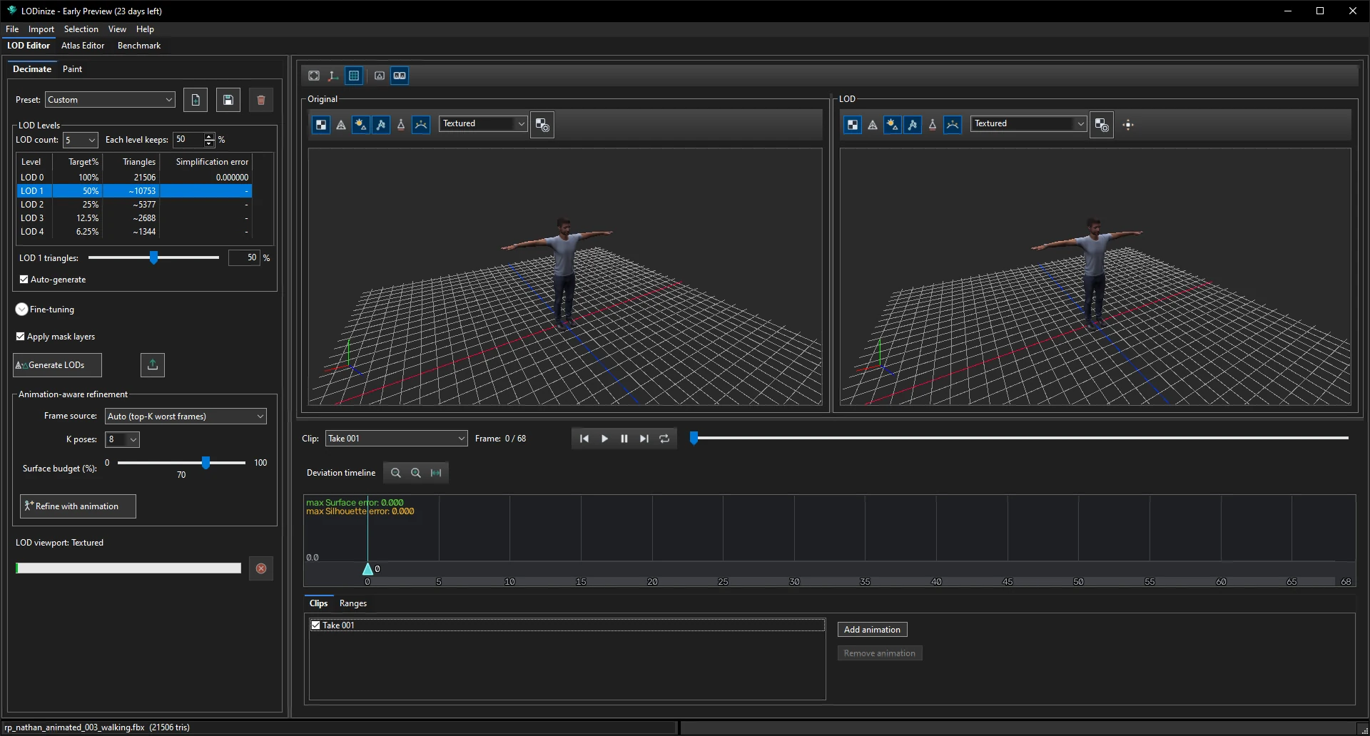 Character loaded and textured